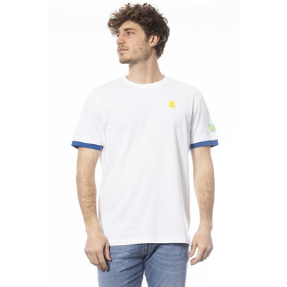 Invicta White Cotton Men T-Shirt Invicta