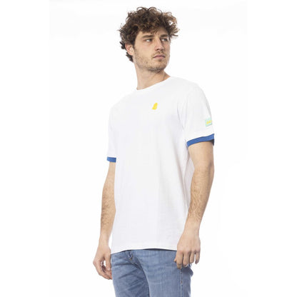 Invicta White Cotton Men T-Shirt Invicta