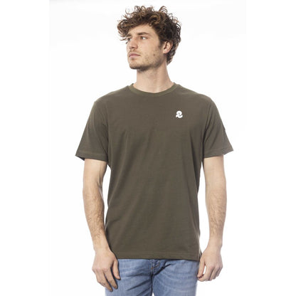 Invicta Green Cotton Men T-Shirt Invicta