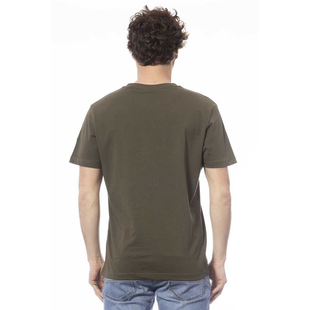 Invicta Green Cotton Men T-Shirt Invicta