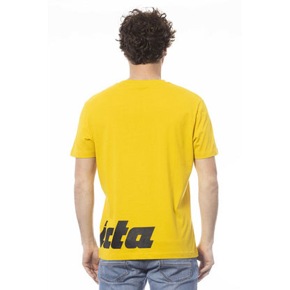 Invicta Yellow Cotton Men T-Shirt Invicta