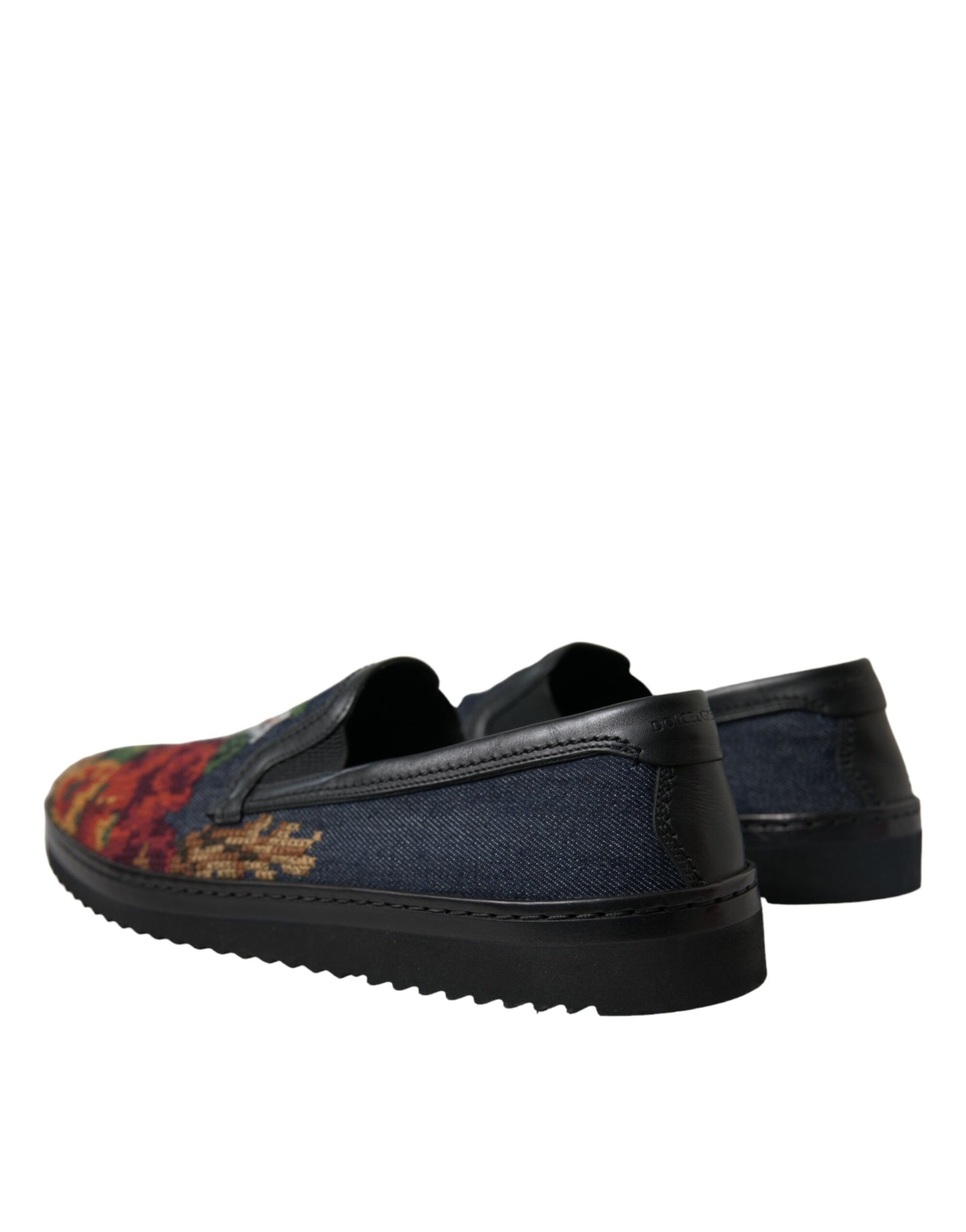 Dolce & Gabbana Elegant Multicolor Floral Loafers Dolce & Gabbana