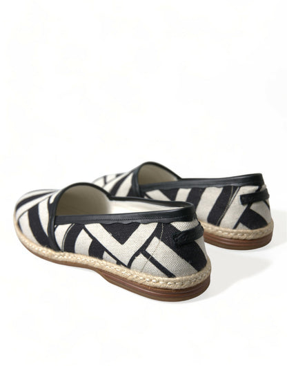 Dolce & Gabbana Chic Striped Canvas Espadrilles Dolce & Gabbana