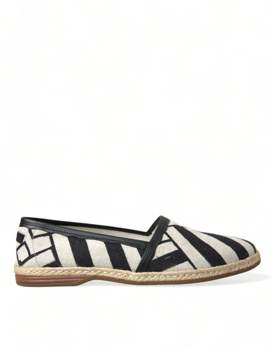 Dolce & Gabbana Chic Striped Canvas Espadrilles Dolce & Gabbana