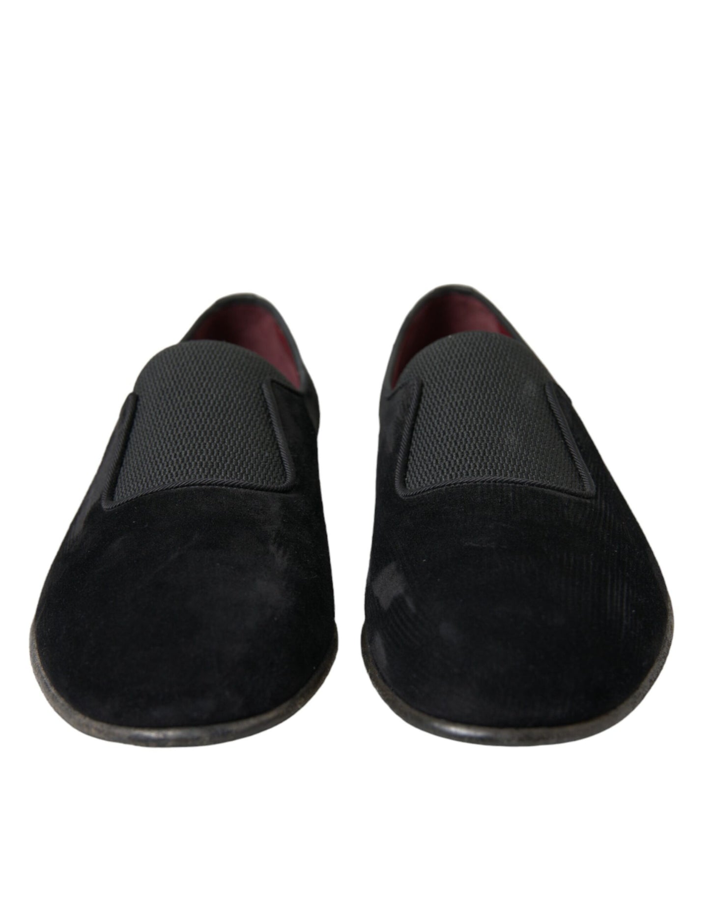 Dolce & Gabbana Elegant Black Velor Loafers for the Discerning Gentleman Dolce & Gabbana