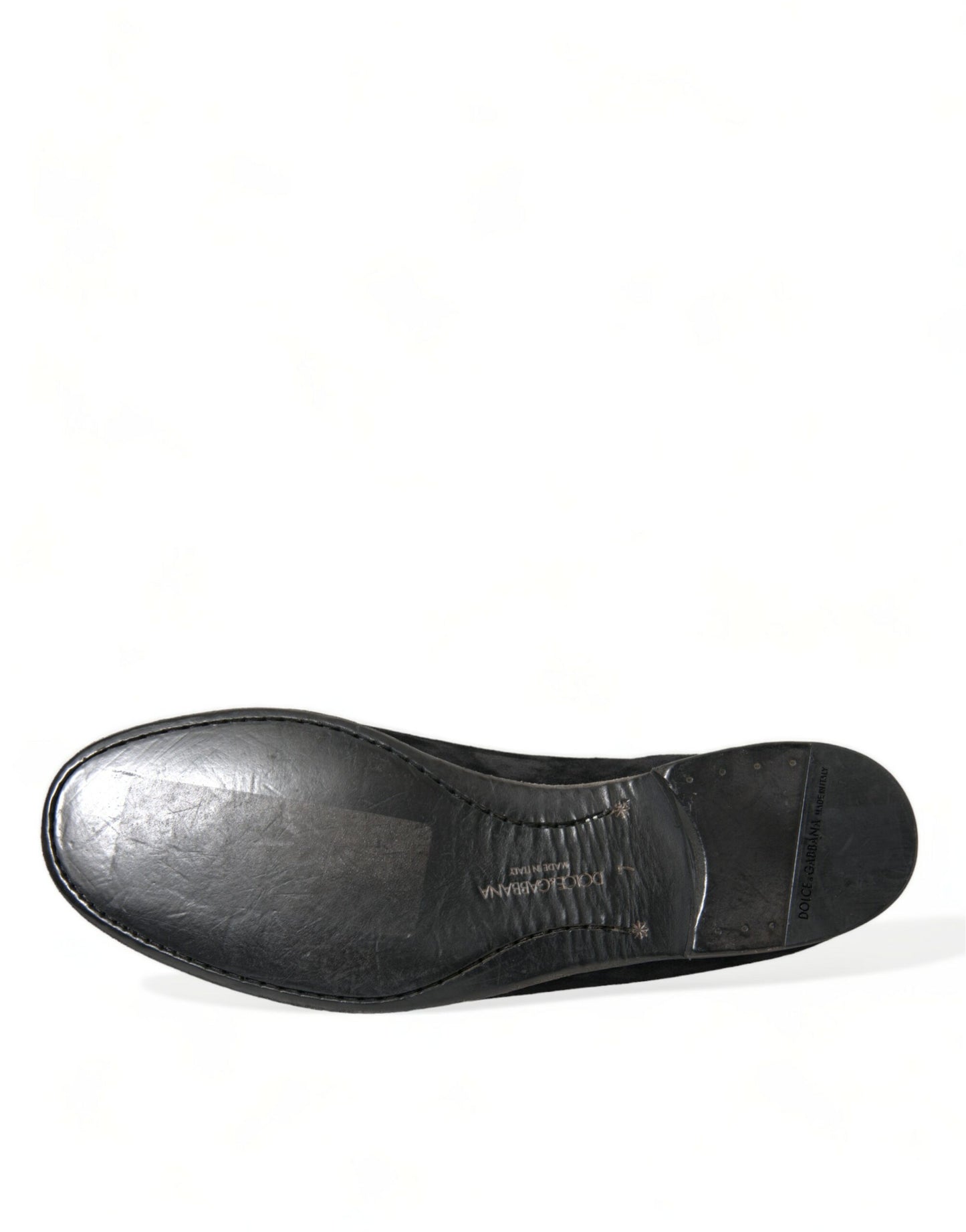 Dolce & Gabbana Elegant Black Velor Loafers for the Discerning Gentleman Dolce & Gabbana