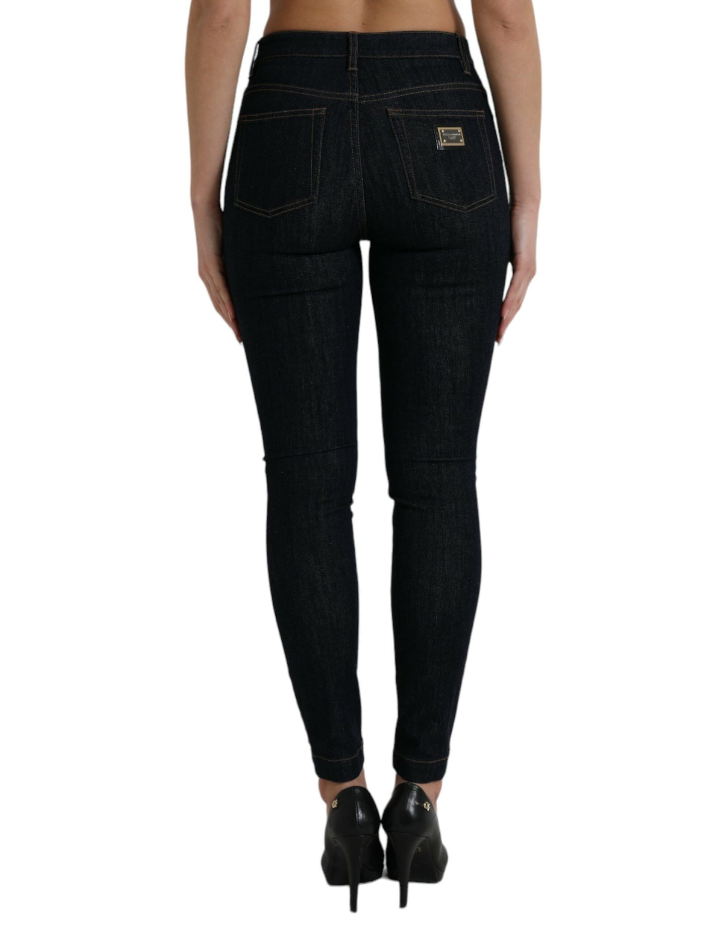 Dolce & Gabbana Sleek Mid-Waist Stretch Denim Jeans Dolce & Gabbana