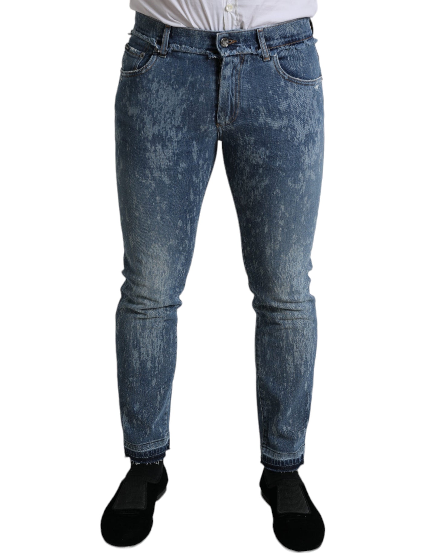 Dolce & Gabbana Chic Blue Skinny Stretch Denim Jeans Dolce & Gabbana