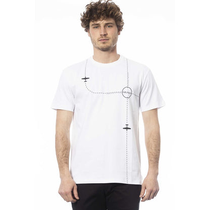 Trussardi White Cotton Men T-Shirt Trussardi