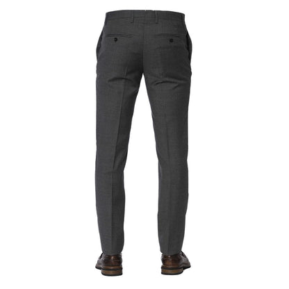 Trussardi Gray Wool Men Trousers Trussardi