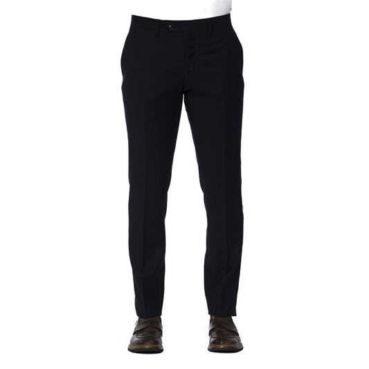 Trussardi Blue Wool Men Pants Trussardi