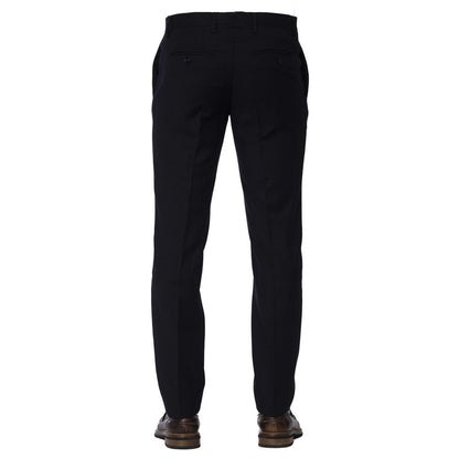 Trussardi Blue Wool Men Pants Trussardi