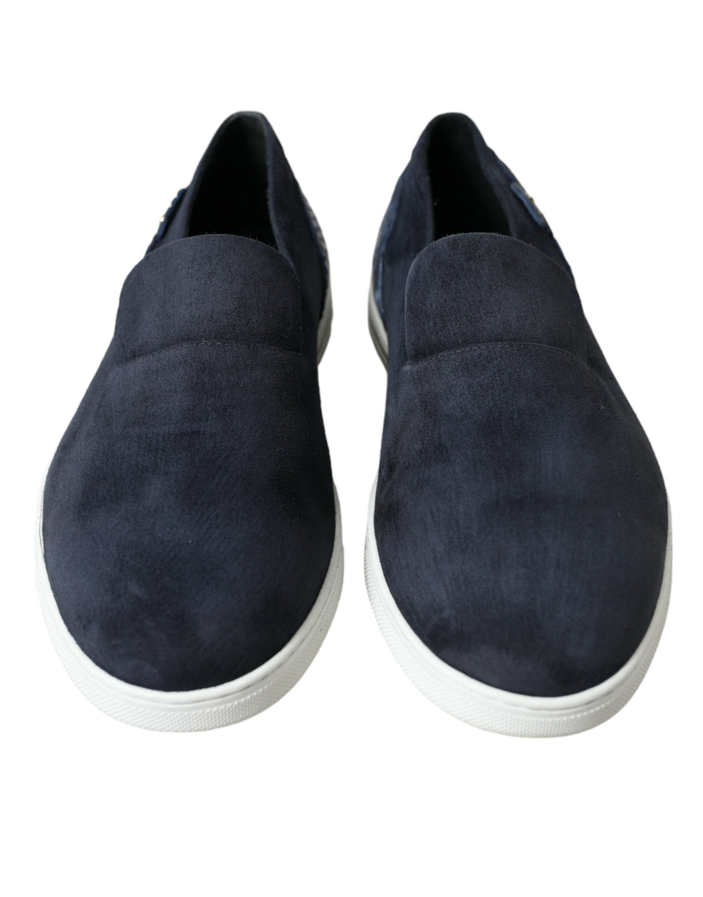 Dolce & Gabbana Elegant Blue Suede Leather Loafers Dolce & Gabbana