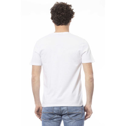 Ungaro Sport White Cotton Men T-Shirt Ungaro Sport