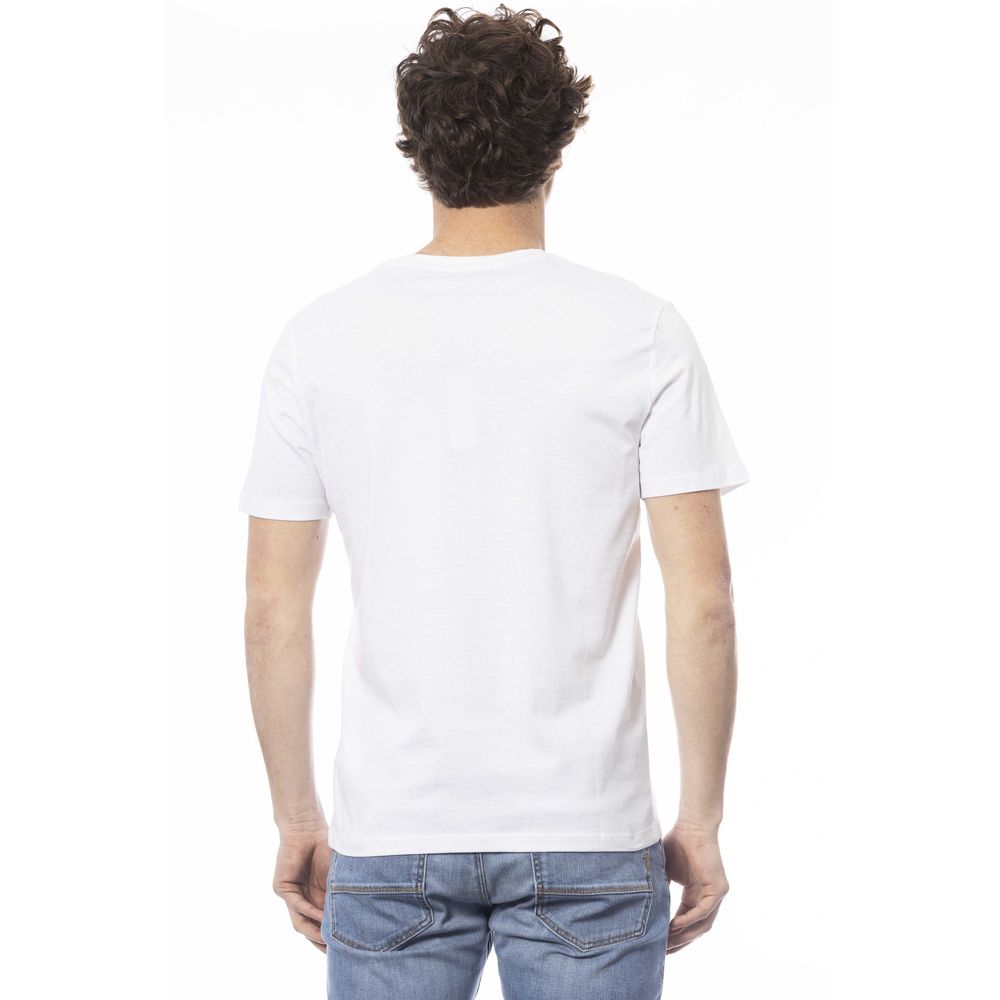 Ungaro Sport White Cotton Men T-Shirt Ungaro Sport