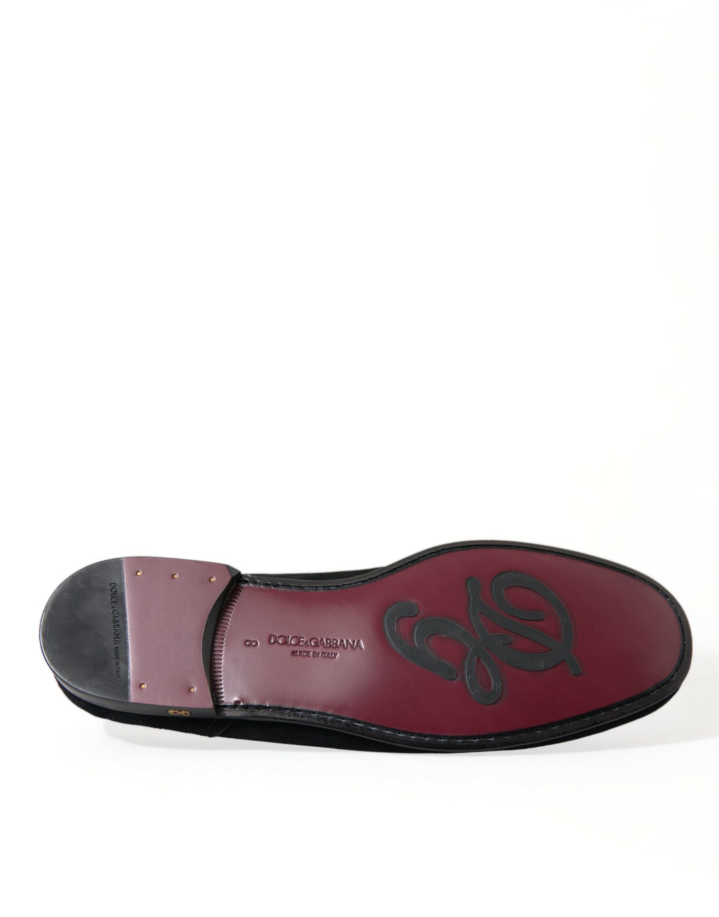 Dolce & Gabbana Elegant Velvet Black Loafers for Men Dolce & Gabbana