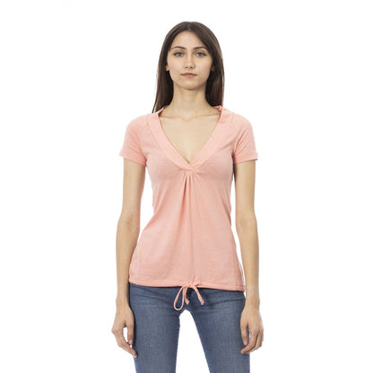 Trussardi Action Pink Cotton Women Top Trussardi Action