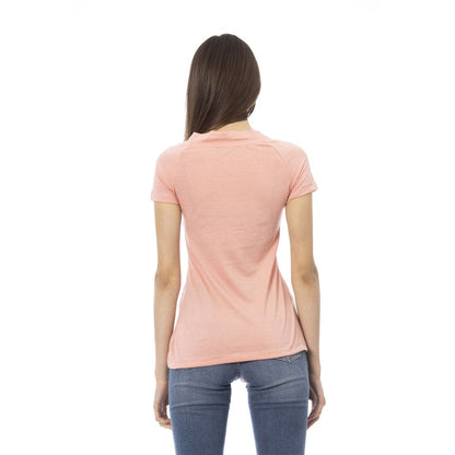 Trussardi Action Pink Cotton Women Top Trussardi Action