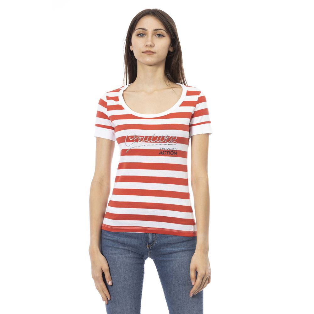 Trussardi Action Multicolor Cotton Women Top Trussardi Action