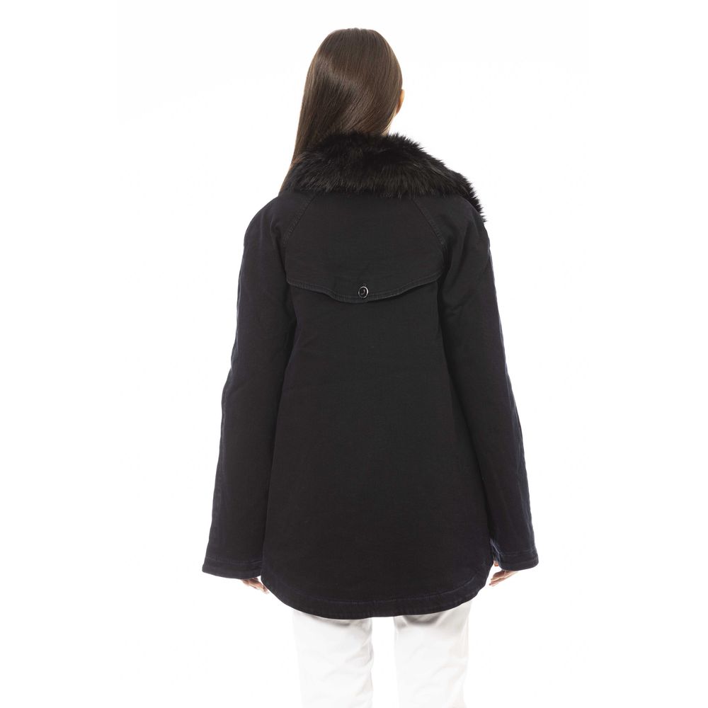 Jacob Cohen Black Cotton Women Jacket Jacob Cohen