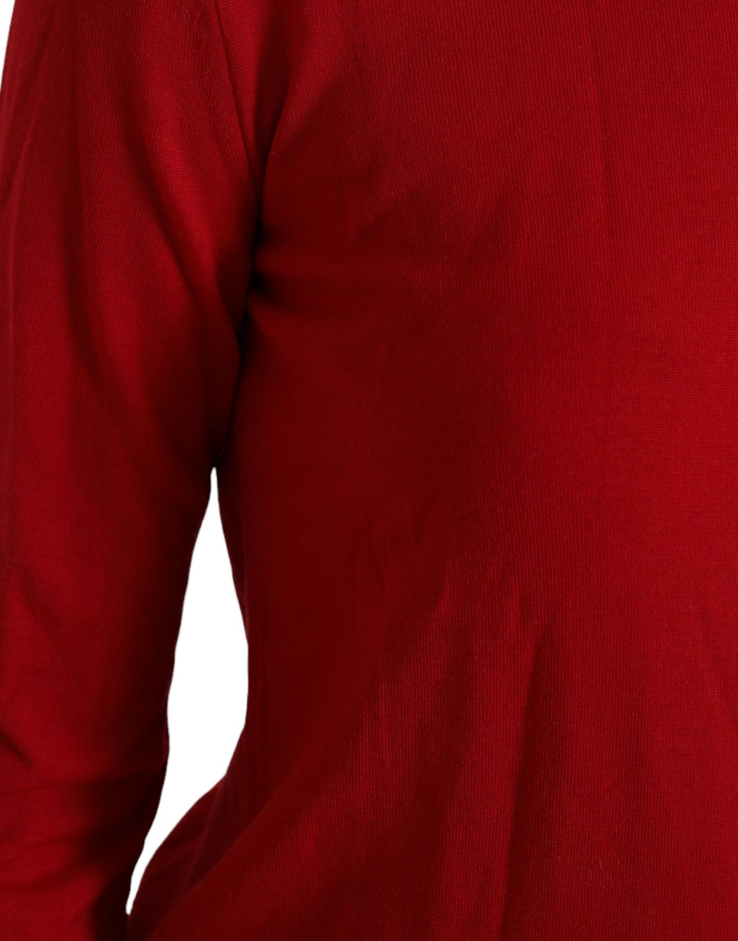 Dolce & Gabbana Radiant Red Wool Pullover Sweater Dolce & Gabbana