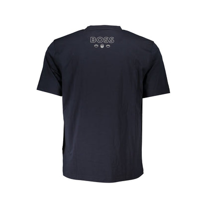 Hugo Boss Elegant Crew Neck Printed Logo Tee Hugo Boss