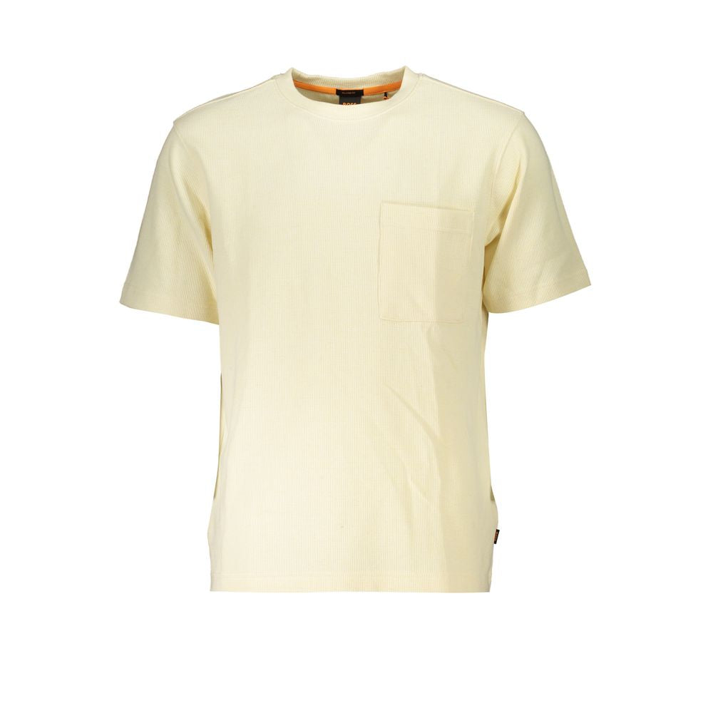 Hugo Boss Beige Relaxed Fit Short Sleeved Sweater Hugo Boss