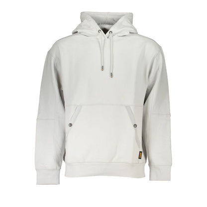 Hugo Boss Elegant Long-Sleeved Hooded Sweatshirt in Gray Hugo Boss