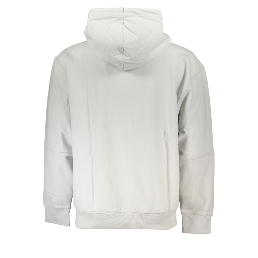 Hugo Boss Elegant Long-Sleeved Hooded Sweatshirt in Gray Hugo Boss