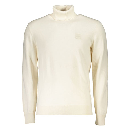 Hugo Boss Elegant Turtleneck Cotton-Cashmere Blend Sweater Hugo Boss