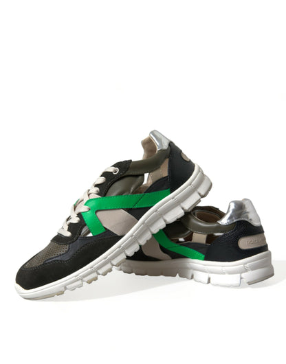 Dolce & Gabbana Exquisite Multicolor Low-Top Designer Sneakers Dolce & Gabbana