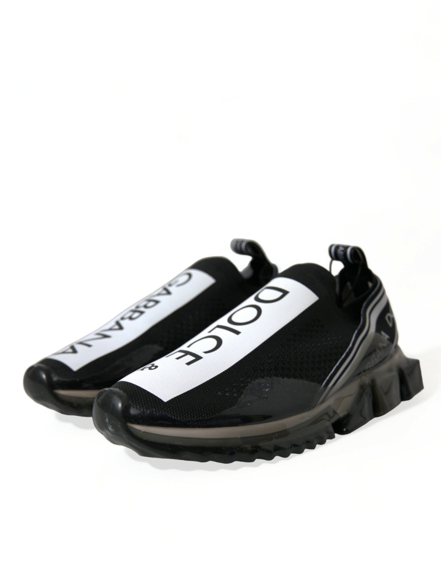 Dolce & Gabbana Elegant Black & White Sorrento Sneakers Dolce & Gabbana