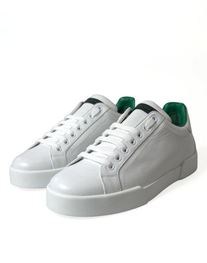 Dolce & Gabbana Elegant Portofino Calfskin Sneakers Dolce & Gabbana