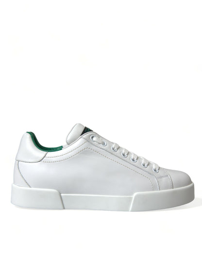 Dolce & Gabbana Elegant Portofino Calfskin Sneakers Dolce & Gabbana