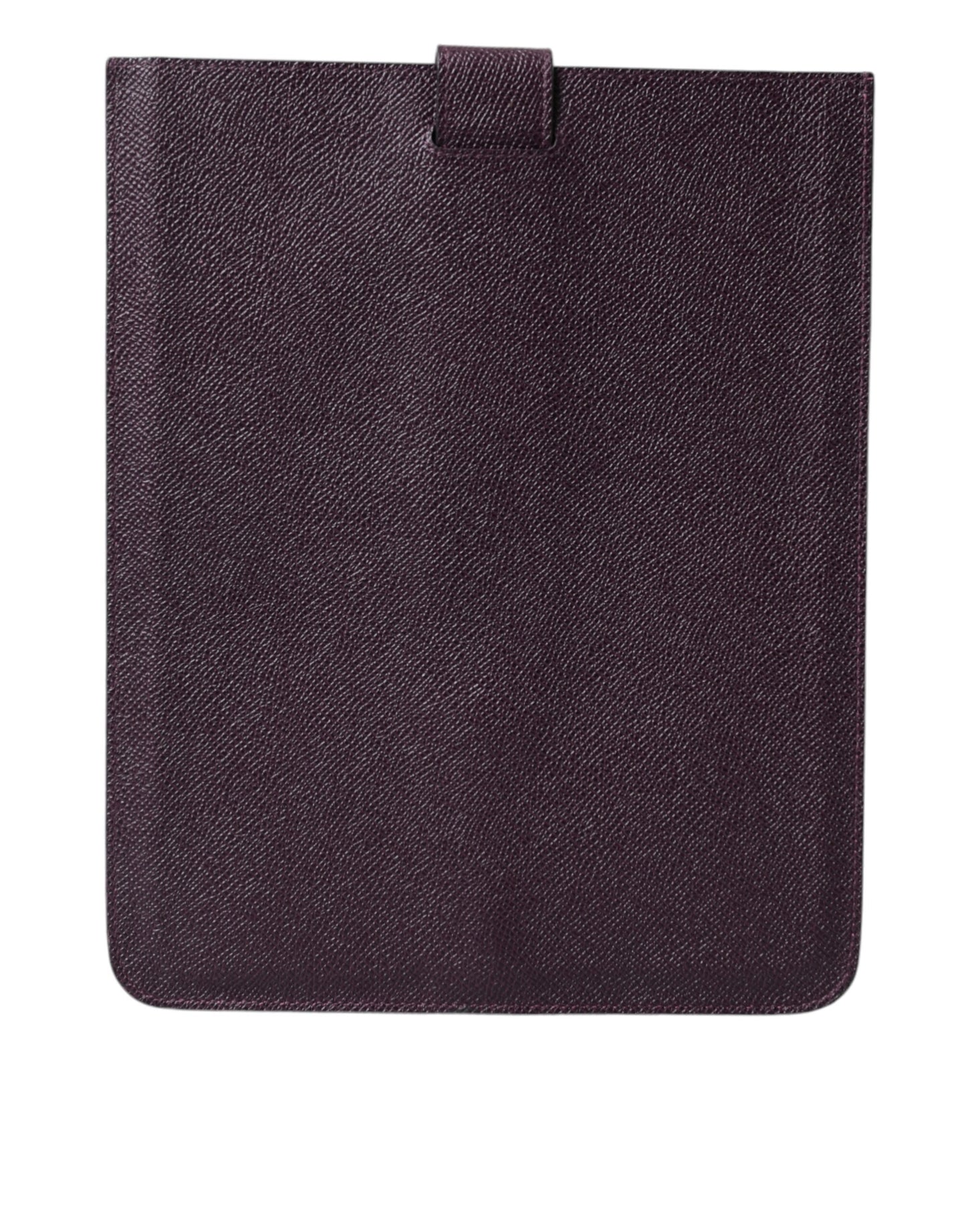 Dolce & Gabbana Elegant Leather Tablet Pouch in Rich Brown Dolce & Gabbana