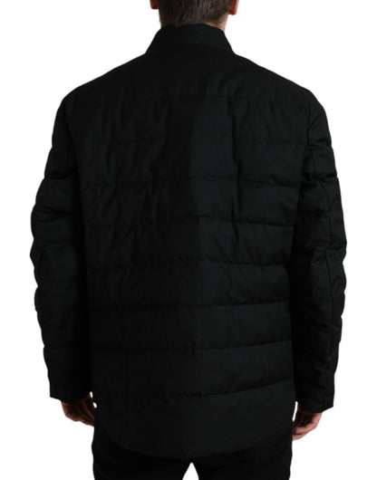 Dolce & Gabbana Elegant Black Padded Parka Jacket Dolce & Gabbana