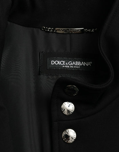 Dolce & Gabbana Elegant Black Sleeveless Vest Jacket Dolce & Gabbana