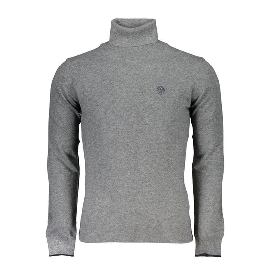 North Sails Trendy Turtleneck Sweater in Gray North Sails