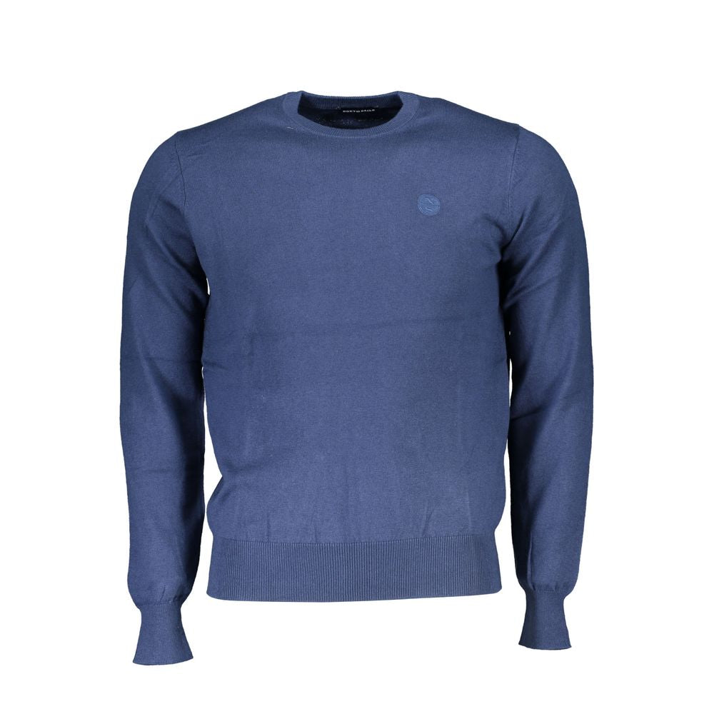 North Sails Crew Neck Blue Cozy Sweater North Sails