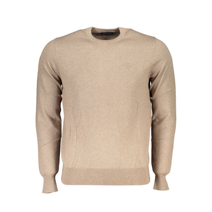 North Sails Beige Crew Neck Embroidered Sweater North Sails