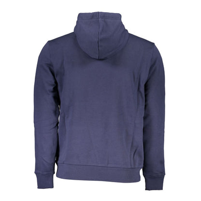 North Sails Eco-Conscious Blue Hoodie with Contrast Detail North Sails