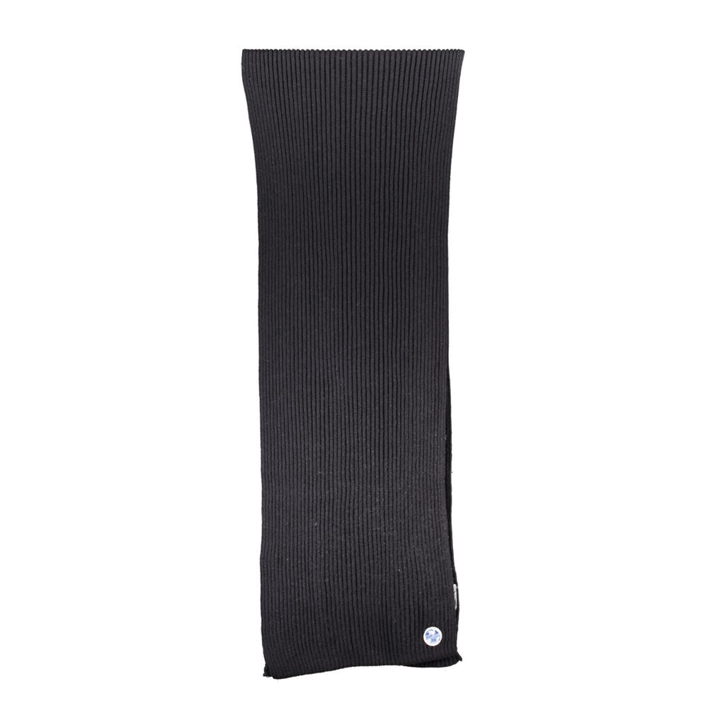 North Sails Eco-Chic Black Scarf with Designer Appliqué North Sails