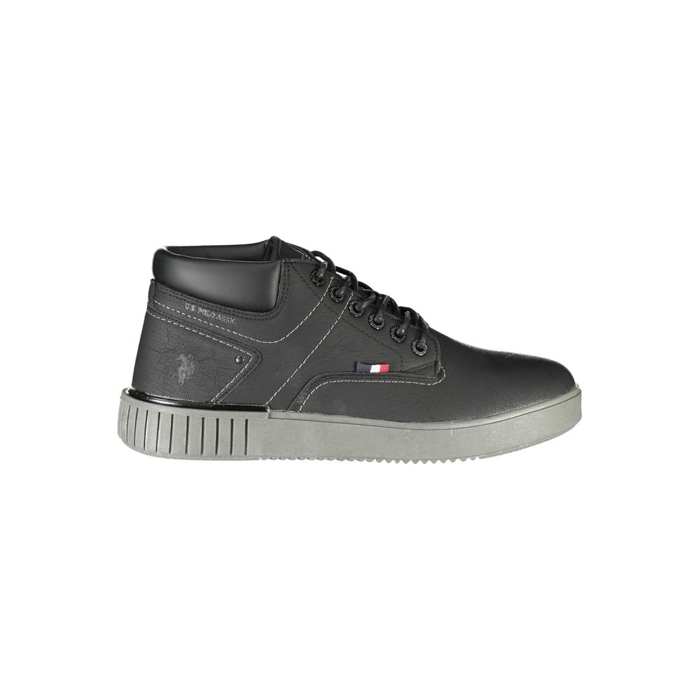 U.S. POLO ASSN. Black Polyester Men Sneaker