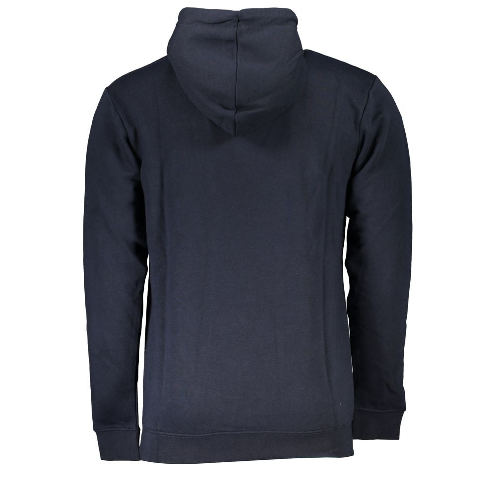 Cavalli Class Elegant Blue Hooded Sweatshirt Cavalli Class