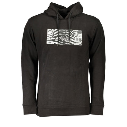 Cavalli Class Elegant Long-Sleeved Hooded Sweatshirt Cavalli Class