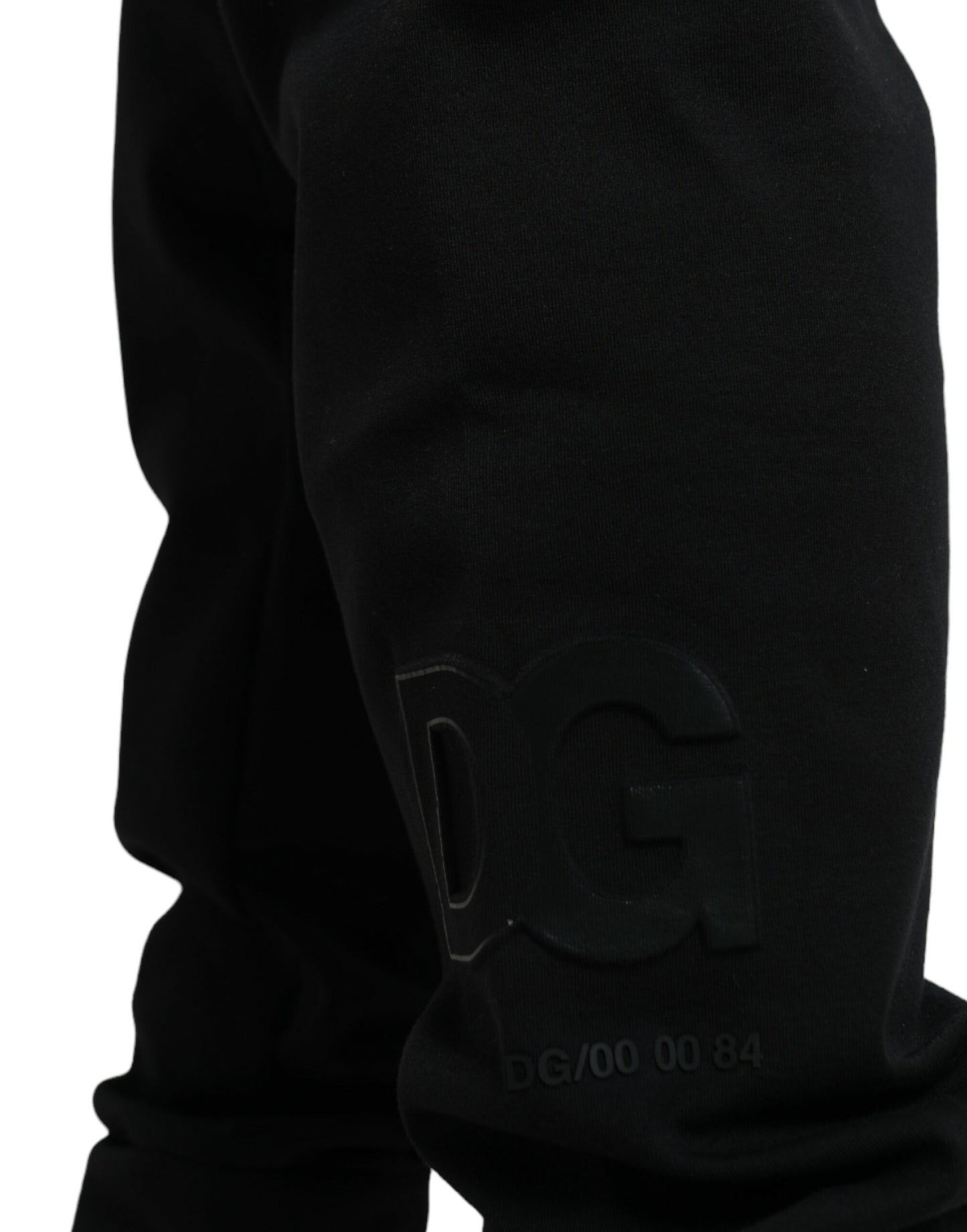 Dolce & Gabbana Elegant Black Jogger Pants - Cotton & Nylon Blend Dolce & Gabbana