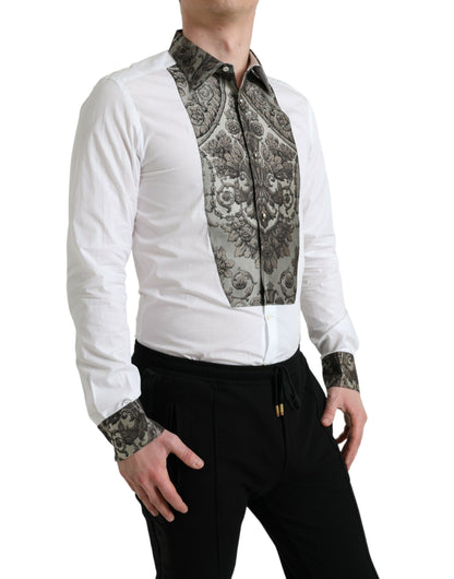 Dolce & Gabbana Elegant Slim Fit French Cuff Dress Shirt Dolce & Gabbana