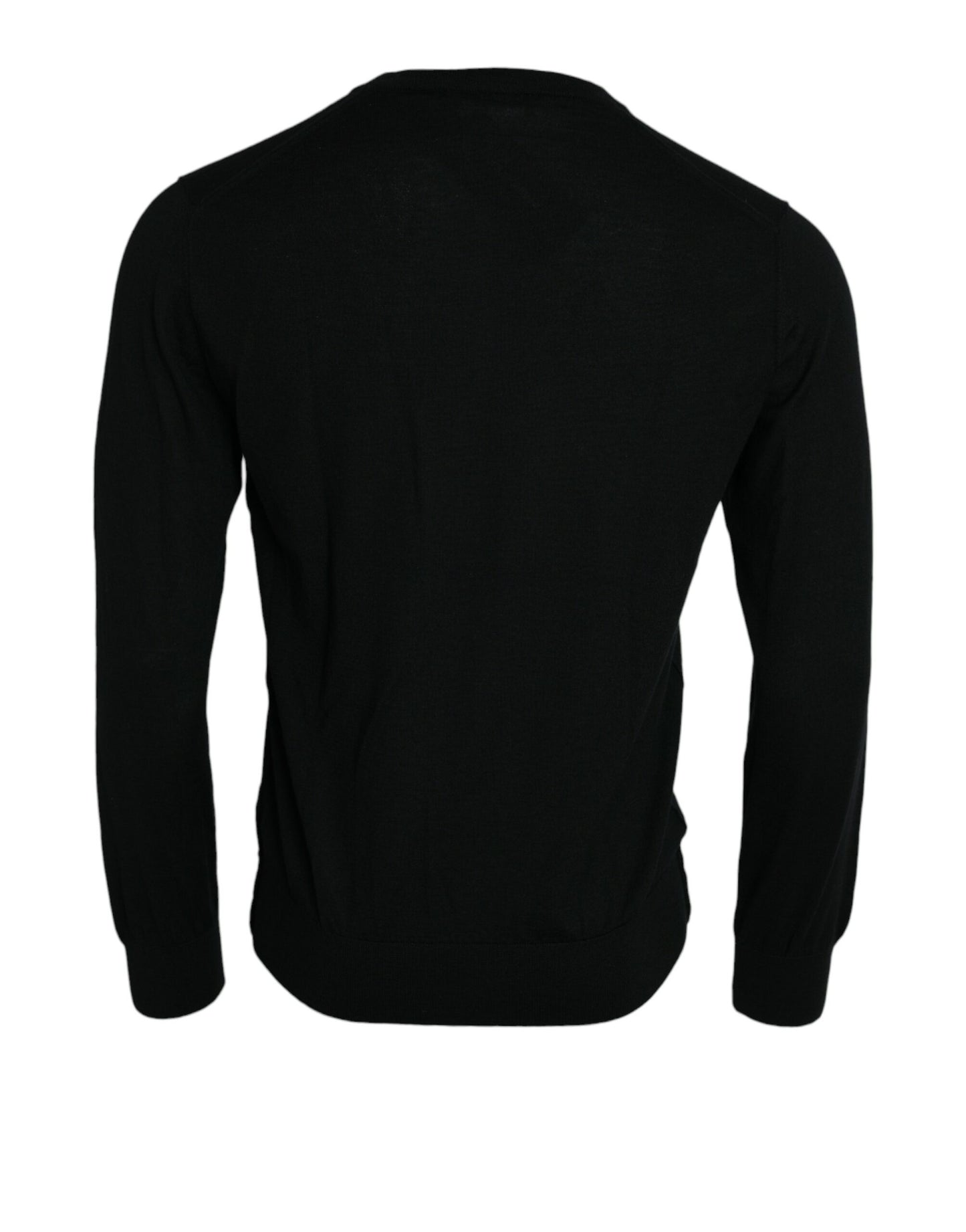 Dolce & Gabbana Elegant Black Cashmere Pullover Sweater Dolce & Gabbana