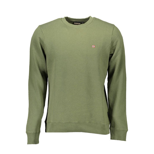 Napapijri Emerald Cotton Blend Crewneck Sweater Napapijri