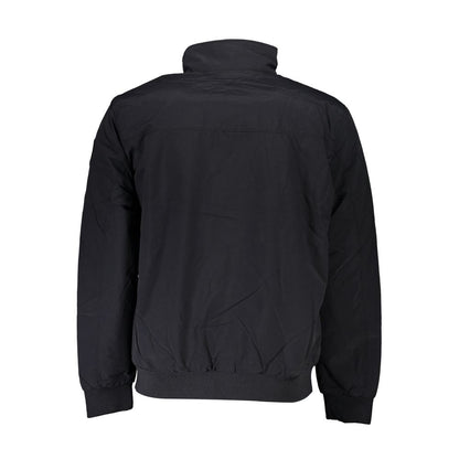 Napapijri Sleek Long-Sleeve Zip Jacket in Black Napapijri